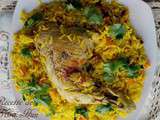 Riz basmati au poulet et raisins secs