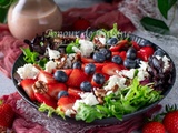 Salade d’été aux fraises et feta