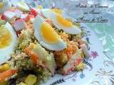 Salade de couscous au Surimi