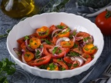 Salade de tomates fraîches
