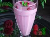 Smoothie framboise pour un Octobre Rose