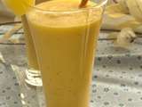 Smoothies mangue ananas et amandes