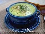 Soupe aux poireaux / velouté de poireaux et parmesan