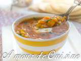 Soupe de lentilles corail a la patate douce