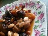 Tajine agneau pruneaux amandes abricots