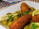 Tajine d’olives aux croquettes de poulet