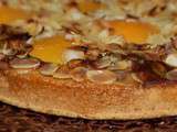 Tarte amandine aux peches