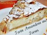 Tarte amandine aux poires