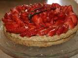 Tarte aux fraises et à la crème pâtissière