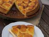 Tarte d’abricots a la crème patissiere