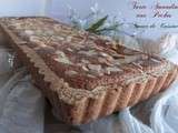 Tarte frangipane / amandine aux peches