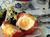 Tomates farcies - Nids en tomates aux oeufs