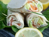 Wraps au saumon fumé facile (repas froid)