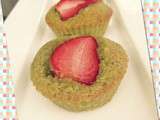 Financiers matcha fraise