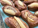 Financiers poire cannell, recette ig bas, diminuer le sucre