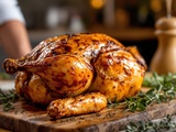 Chapon au four : la méthode idéale pour obtenir une viande moelleuse