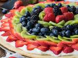 Pizza aux fruits