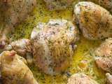 Poulet au maïs, à la crème et à l’ail