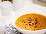 Soupe Miso aux carottes et au gingembre