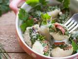 Conchiglioni farcis aux herbes et aux calmars