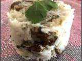 Risotto aux aubergines