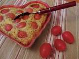 Clafoutis aux tomates cerise