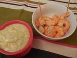 Crevettes sauce aux agrumes