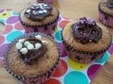 Cupcakes aux poires, glaçage au Philadelphia Milka