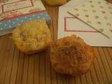 Mini-cakes lardons-cheddar