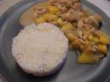 Poulet coco-mangue