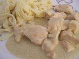 Poulet sauce roquefort