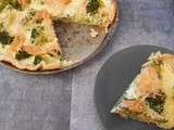 Quiche brocoli-saumon fumé