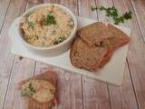 Rillettes de saumon aux lentilles corail