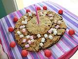 Cookie géant d'anniversaire