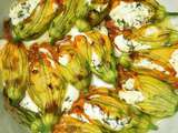 Courgettes farcies au chèvre frais