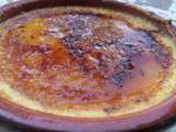 Crème brulée au safran et au miel d'oranger