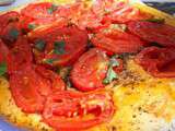 Fougasse aux tomates Roma semi confites