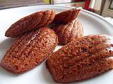 Madeleines au chocolat