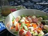 Salade estivale Boursin Figue et noix