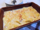 Gratin de pommes de terre à la terrine de foie