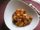 Gnocchi crémeux aux aubergines