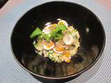 Risotto aux coques, cresson et gingembre