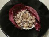 Risotto radicchio & saucisses