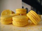 Macarons au citron (recette de Pierre Hermé)