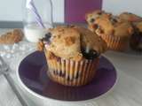 Muffins aux myrtilles & speculoos (et la recette de Muffins parfaite)