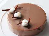 Entremet vanille poire caramel