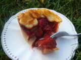 Pie Rhubarbe Fraise ou Tourte Rhubarbe Fraise