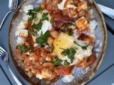 Shakshouka à la Feta & Pois Chiches Rôtis