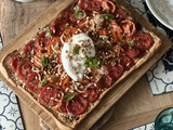 Tarte à la Tomate, Moutarde et Burrata