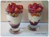 Coupes fraises mascarpone